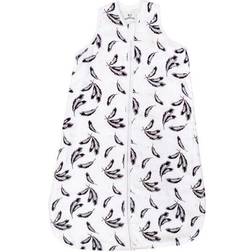 DOMIVA Bamboo muslin sleeping bag 0-6m 70cm Feather print