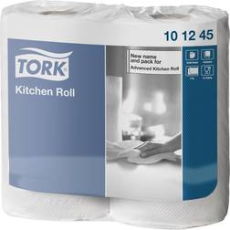 Tork Køkkenrulle Plus 2-lags 38,6m 20,9cm Ø12cm hvid 100% genbrugspapir 14 ruller