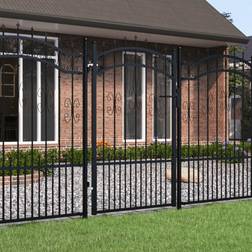 vidaXL 103 200 Fence Gate with Spear Top