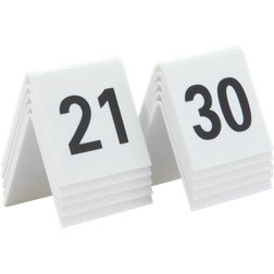 Securit Set Da 10 Numeri Da Tavolo 21-30 - Acrilico - 5.2 x 5.2 x 4.5 cm