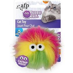 Afp Furry Fluffy Ball Yellow