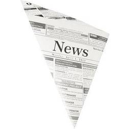 Papstar Tipzakjes Newsprint 250 g 230 x 325 mm 1000 stuks