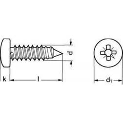 Lemvigh-Müller 3,5X16 DIN 7981 SFA4 Z 1000