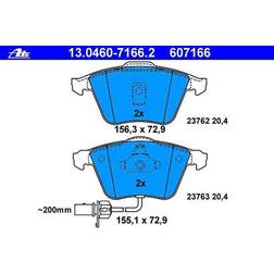 ATE 13.0460-7166.2 Jeu de Plaquettes de Frein Audi A6 C5 Avant A6 C5 Berline Allroad C5