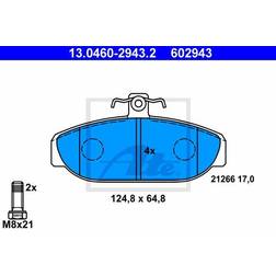 ATE 13046029432 bromsbeläggsats skivbroms