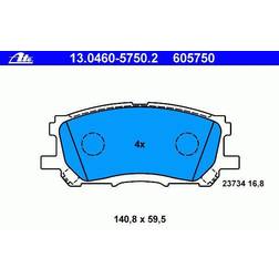 ATE 13.0460-5750.2 Juego De Pastillas De Freno Lexus: RX II