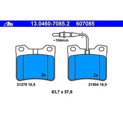 ATE ATE 13.0460-7085.2 bromsbelägg