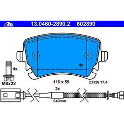 ATE ATE 13.0460-2890.2 bromsbeläggsats, skivbroms