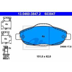 ATE Jarrupalat 13.0460-3847.2 4E 4H