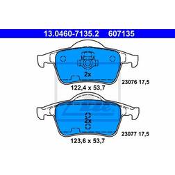 ATE 13.0460-7135.2 Juego De Pastillas De Freno S80 I Cross Country S60 I