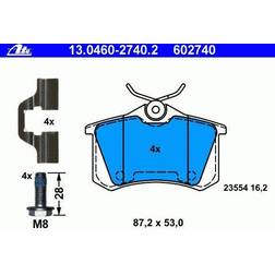 ATE 13.0460-2740.2 bromsbelägg