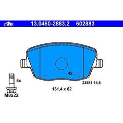 ATE ATE Bromsbelägg, skivbroms Ibiza. Skoda