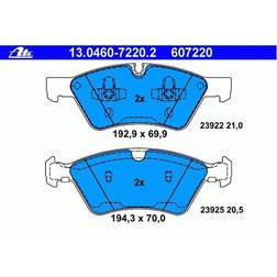 ATE ATE 13.0460-7220.2 bromsbeläggsats, skivbroms