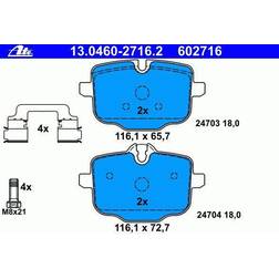 ATE 13.0460-2716.2 bromsbeläggsats, skivbroms