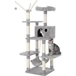 Songmics Árbol Para Gatos Acogedor Estable 154 cm