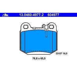 ATE ATE 13.0460-4977.2 bromsbeläggsats, skivbroms