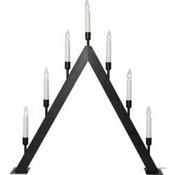 Star Trading Wind Black Adventsljusstake 55.5cm