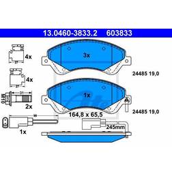 ATE 13.0460-3833.2 Bremsbelag