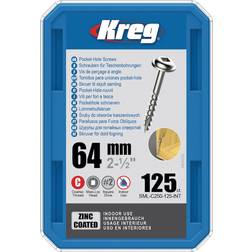 Kreg Pocket Hole Screws SML-C250-125 64mm 2-1/2" Coarse Thread