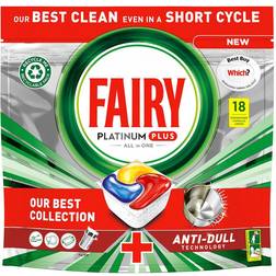 Fairy Platinum Plus All-in-One Lemon Dishwasher 18 Tablets