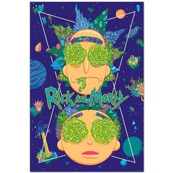 Grupo Erik Rick & Morty High in the Sky Poster 24x36"