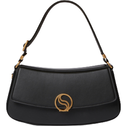 Stella McCartney S-Wave Shoulder Bag - Black