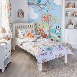 Woodland Animals Toddler Duvet Set 47.2x59.1"