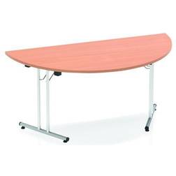 Impulse 1600 Folding Semicircle Table Beech