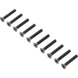 Losi Head Screws, Steel, Black Oxide, M4