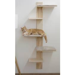 Kerbl Rascador Para Gatos Timber Wall Color Natural Y Gris Taupe 150 cm