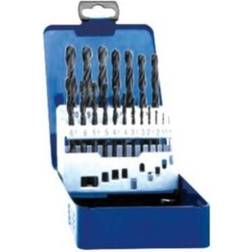 Eventus by Exact 32001 HSS Metal twist drill bit set 19-piece rolled DIN 338 Cylinder shank 1 pc(s)