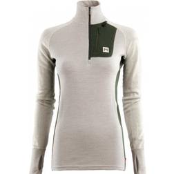 Aclima Lars Monsen Polo - Beige Melange/Olive Night/Femunden Light