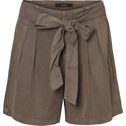 Vero Moda Gray Lyocell Short - Beige