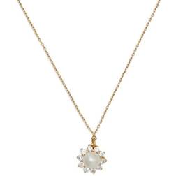 Kate Spade Sunny Halo Pendant Necklace - Gold/Pearl/Transparent