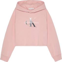 Calvin Klein Recycled Polyester Cropped Hoodie