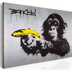 Arkiio Stop Or The Monkey Shoots Banksy Tavla