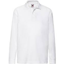 Fruit of the Loom Long Sleeve 65/35 Pique Polo Polo Shirts (Pack 2)