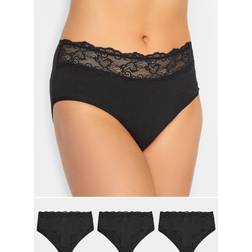 LTS pack tall lace trim full briefs