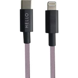 Design Letters Favourite Cable Usbc to Lightning 1m
