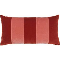 Christina Lundsteen Stripe Velvet Komplett dekorationskudde Röd (80x40cm)