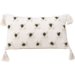 Venture Home Millie Housse de coussin Blanc, Vert, Beige (50x30cm)