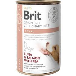 Brit Veterinary Diet Dog Renal Grain Free Tuna, Salmon & Pea 400