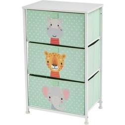 Liberty House Toys Jungle 3 Drawer Kids Storage Chest