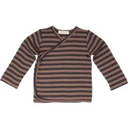 Minimalisma Also Cardigan - Almost Nut Stripes