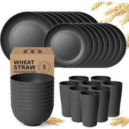 Teivio Wheat Straw Dinner Set 32