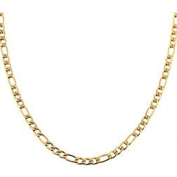 HZMAN Figaro Chain Necklace - Gold