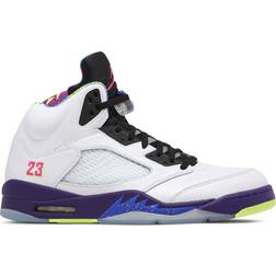 Nike Air Jordan 5 Retro M - White/Court Purple/Racer Pink/Ghost Green