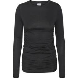 Noisy May Long Sleeved Pleated Top