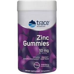 Trace Minerals Research Zink Gummies 30 mg Hyldebær Set of 60