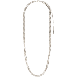 Pilgrim Fuchsia Necklace - Silver